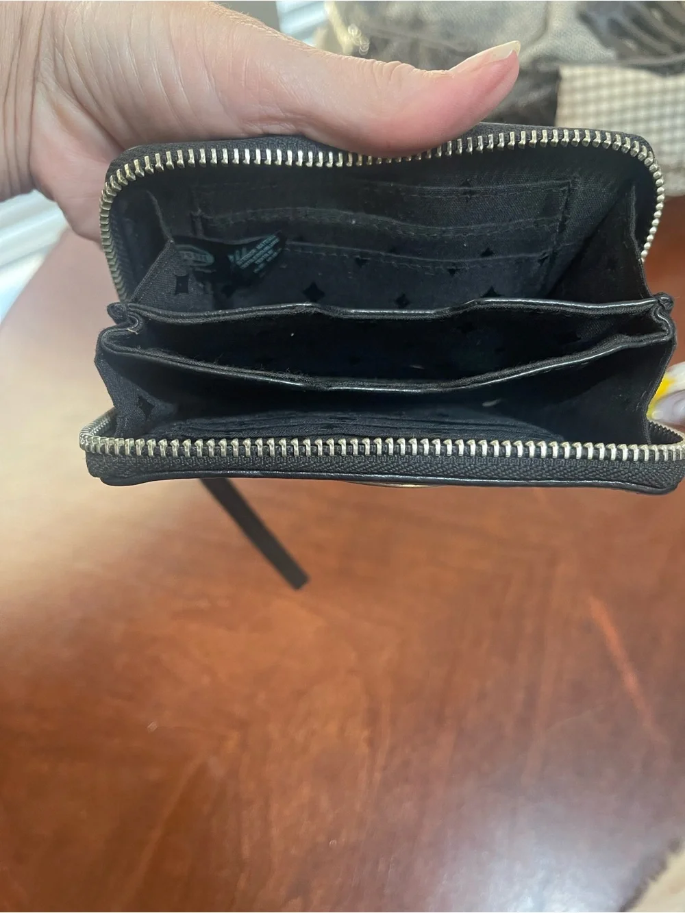 Fossil Keeper Snake Emboss Cow Hide Leather Wallet/Wristlet